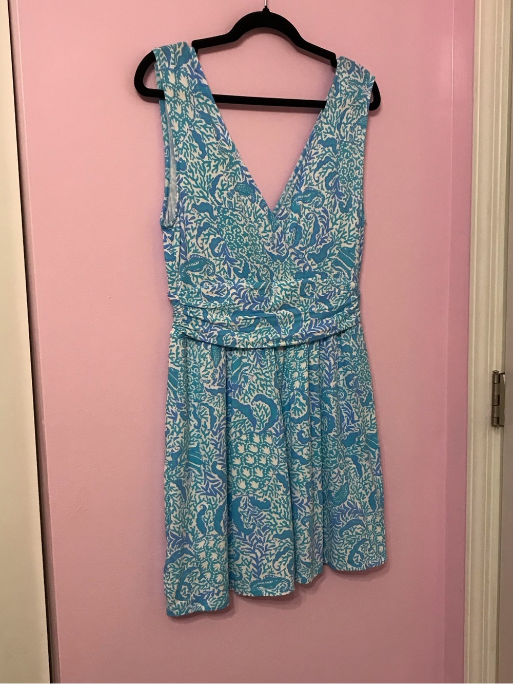 Lilly Pulizer Clara Sleeveless Romper Stretch Resort White Goombay Groove size M - Picture 3 of 4